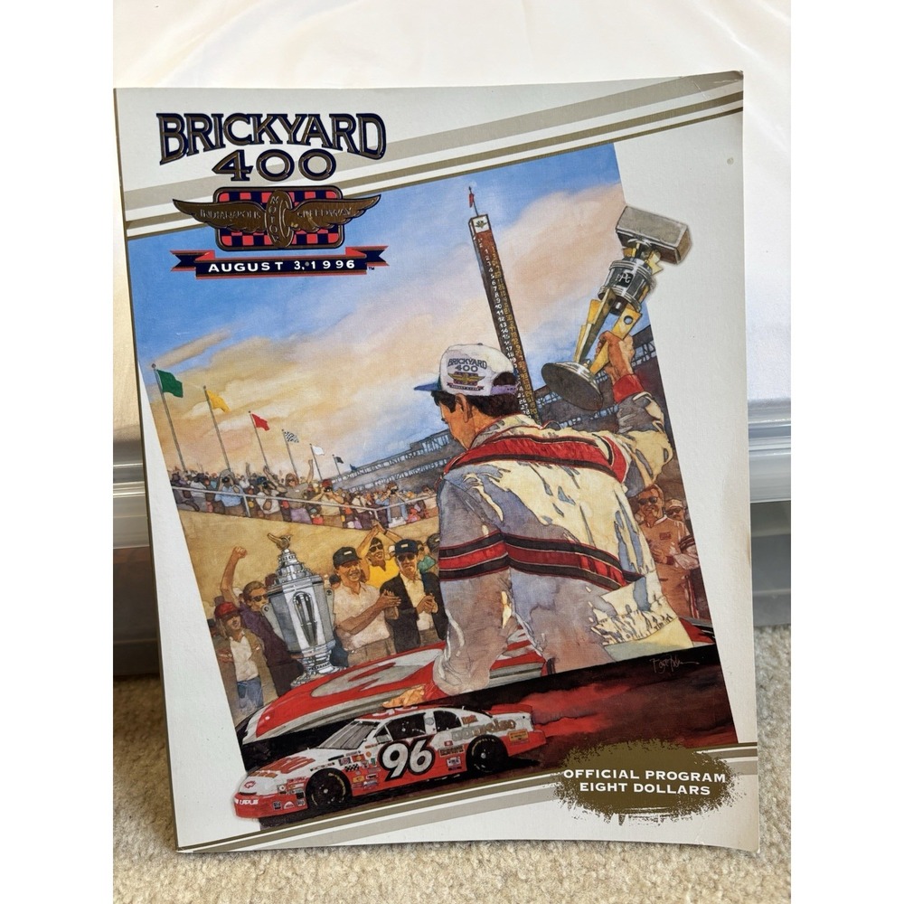 Vtg 1996 Brickyard 400 Official Program Indianapolis‎ Motor Speedway Racing